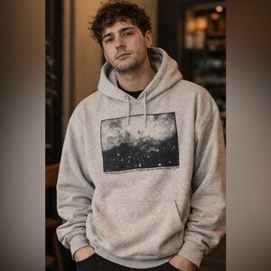 The World Is A Beautiful Place Indie Grunge Hoodie L